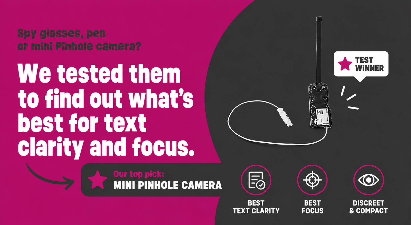 WiFi Pen, Glasses or Pinhole Camera? Text Capture Camera Test and ...