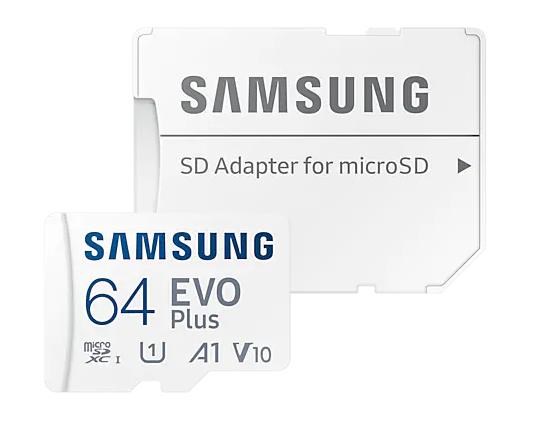Samsung micro SDXC 64 GB EVO Plus + SD Adaptörü | Cool Mania