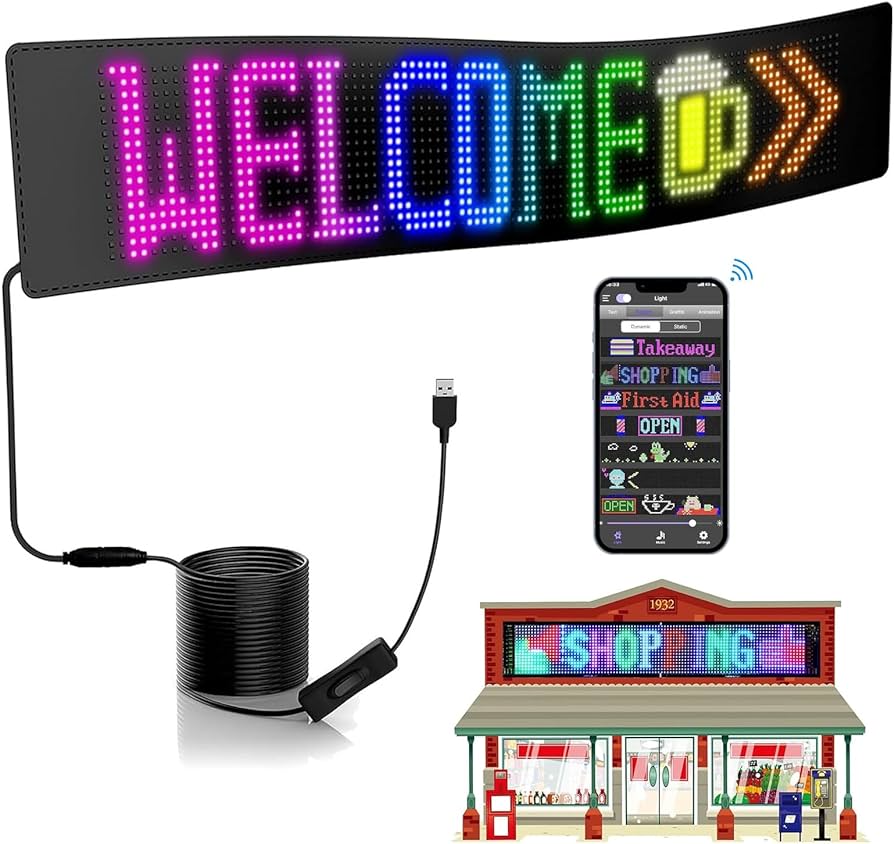 Flexible led screen scrollable - LED display panel for smartphone ...