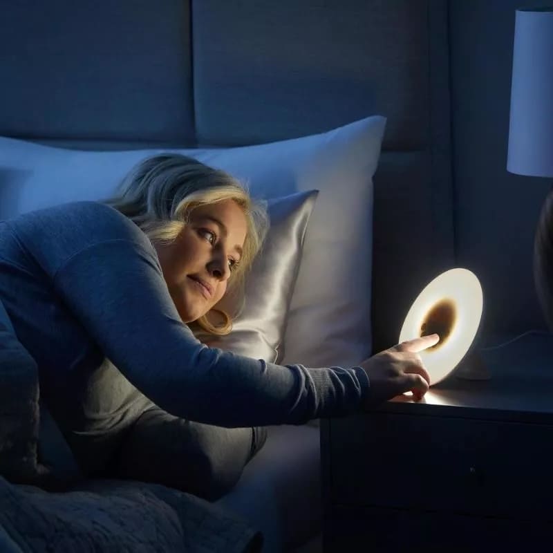 目覚まし時計日の出ランプ - 夜明けシミュレーター - 目覚ましライト