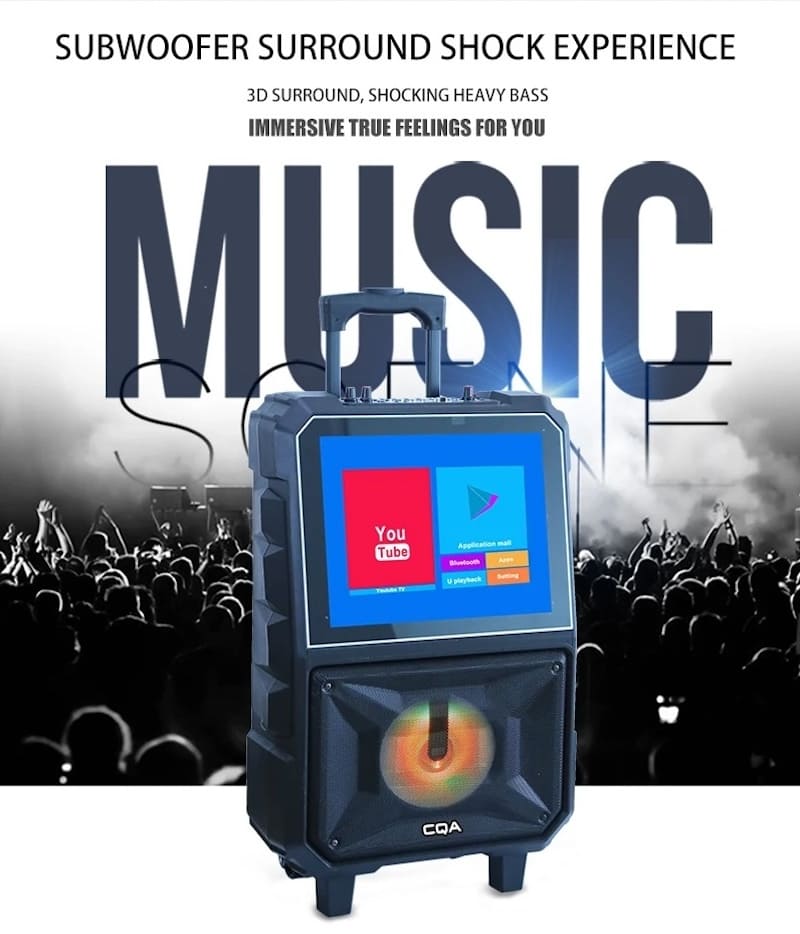 カラオケ システム ホーム パーティー セット - 40W スピーカー + 14