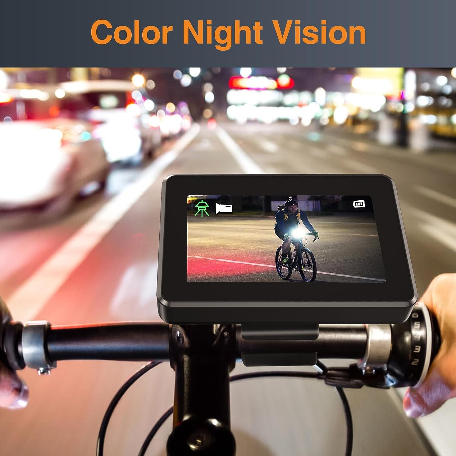 Bike rear view camera FULL HD SET + 4,3