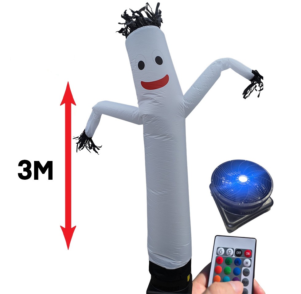 Bonhomme Gonflable Dansant ABS 48.5 Cm, Skydancer De Bureau, Déco Animée USB Pour Fêtes Et événements
