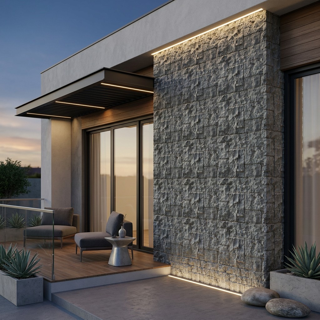 Facade / Wall / Masonry - 3D PU Fake Chipped Stone - ZILO | Cool Mania