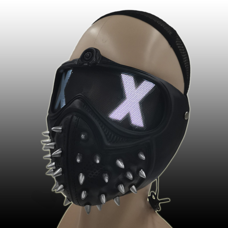 Light up thorn face mask MAD XX APOCALYPSE - (led 