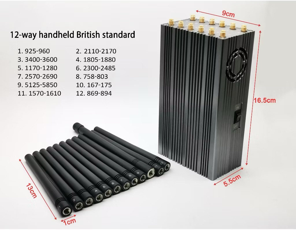 携帯電話信号ジャマー - スマートフォン用 GSM Wi-Fi ブロッカー、4G