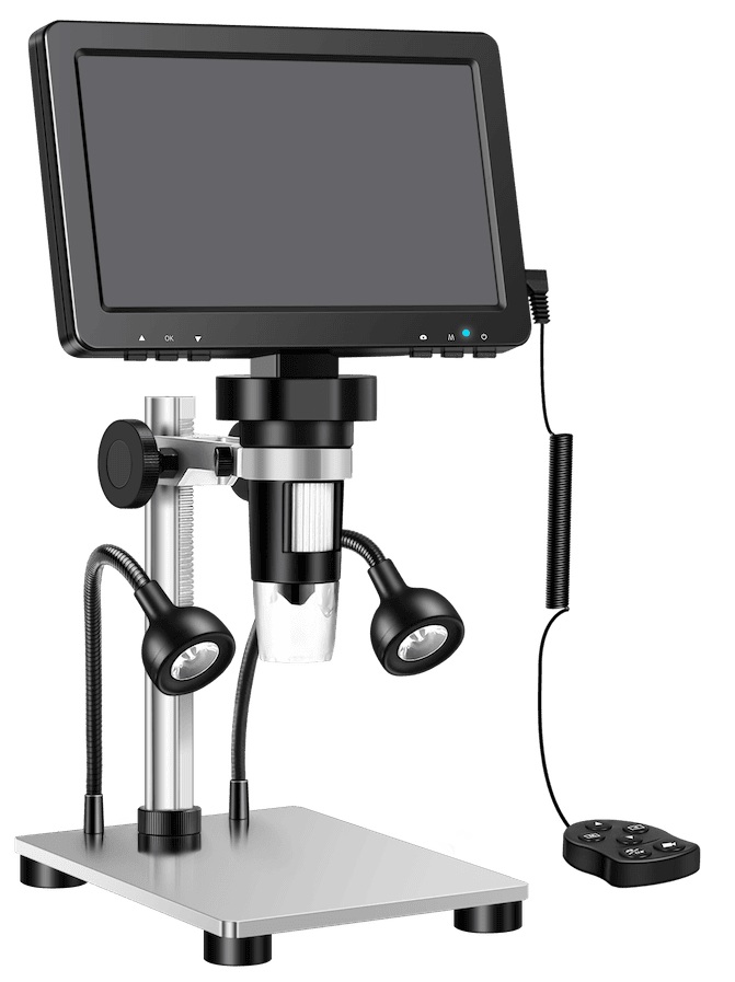 Microscopio Digital 7 Pulgadas 1200x C/soporte Y Luces 12mp | Cuotas