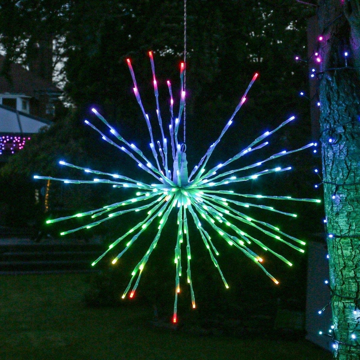 スマートLED線香花火（スター）-Twinkly Spritzer-200 pcs RGB + BT +