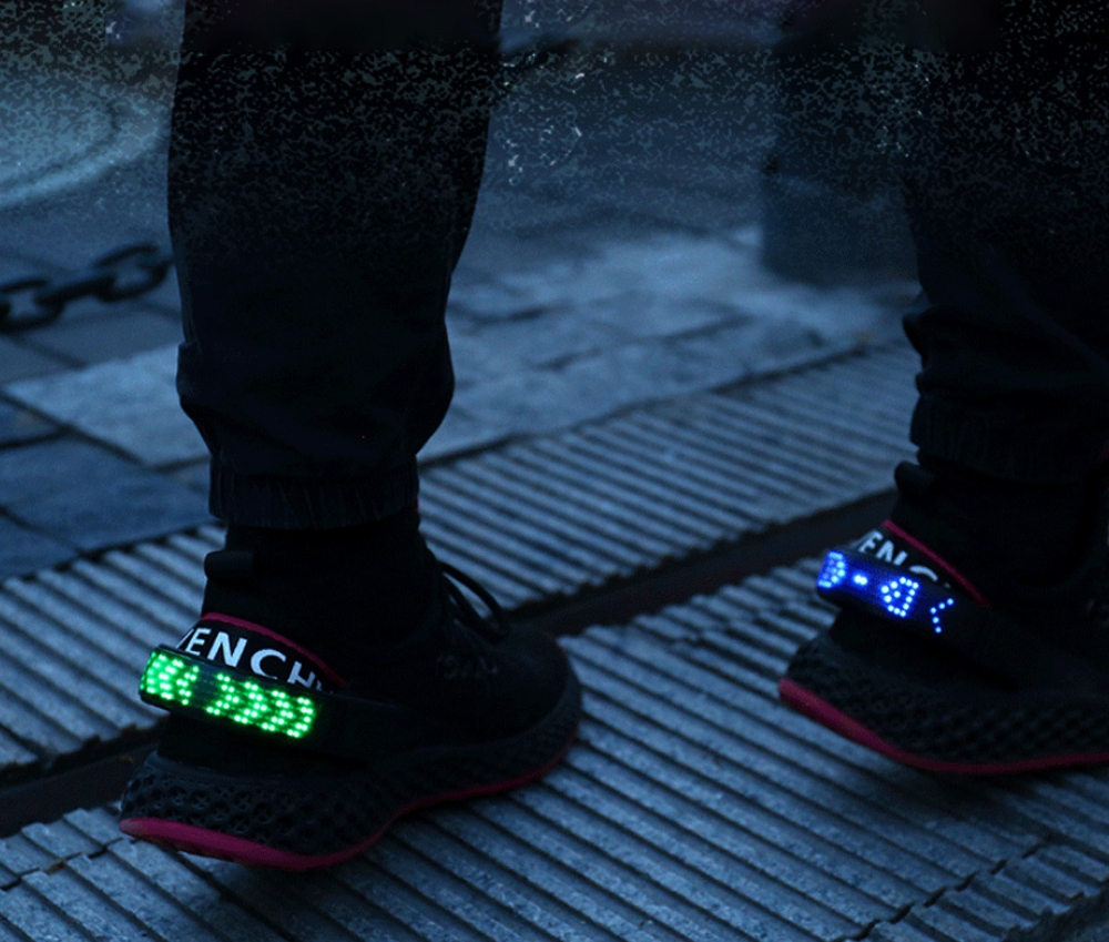 Sko stripe LED lys opp display - BLÅ | Cool Mania