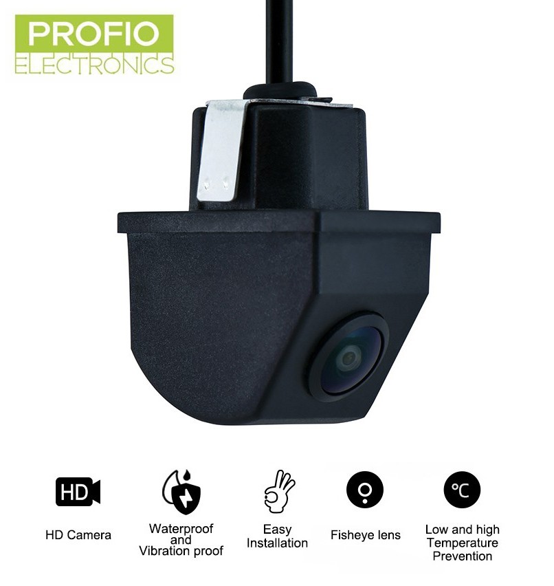 Wide angle fisheye camera f 1,58 mm with WDR - 720P AHD waterproof IP67 ...