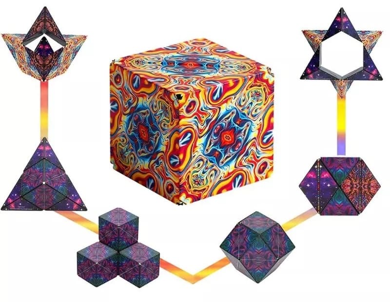 3D FurniSafe Magic Cube Rot Magnet Würfel 3D FurniSafe Magic Cube Rot Magnet Würfel