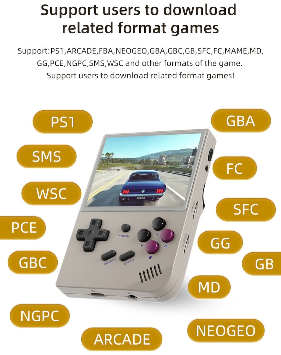 子供向け携帯ゲーム機 - ポータブルキッズビデオゲーム 3.5 インチ LCD