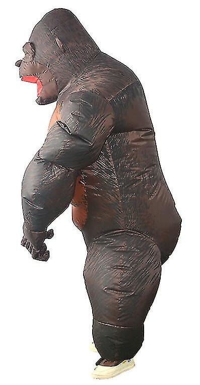 Costume Halloween Adulto Gorilla Scimmia Gonfiabile – JuniperCreates Taglia Unica Edizione Limitata