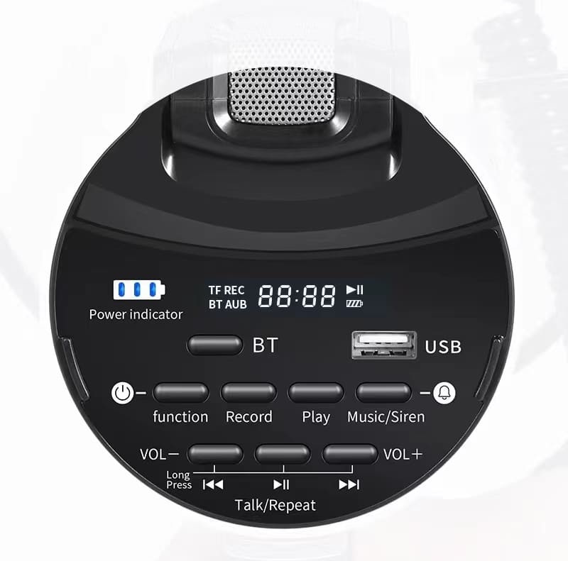 mégaphone d'une portée de 800 m