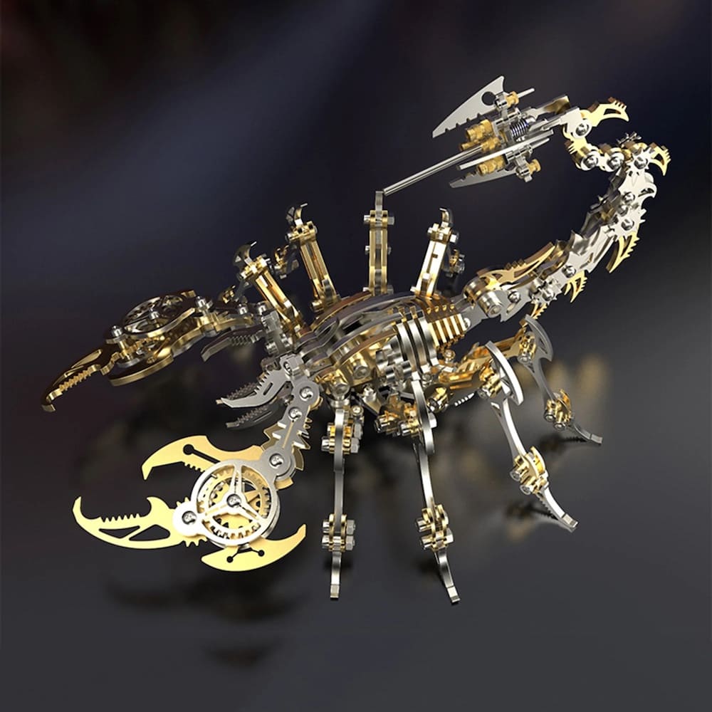 メダル Puzzle metalic 3D - puzzle din otel inoxidabil - SCORPIO | Cool Mania