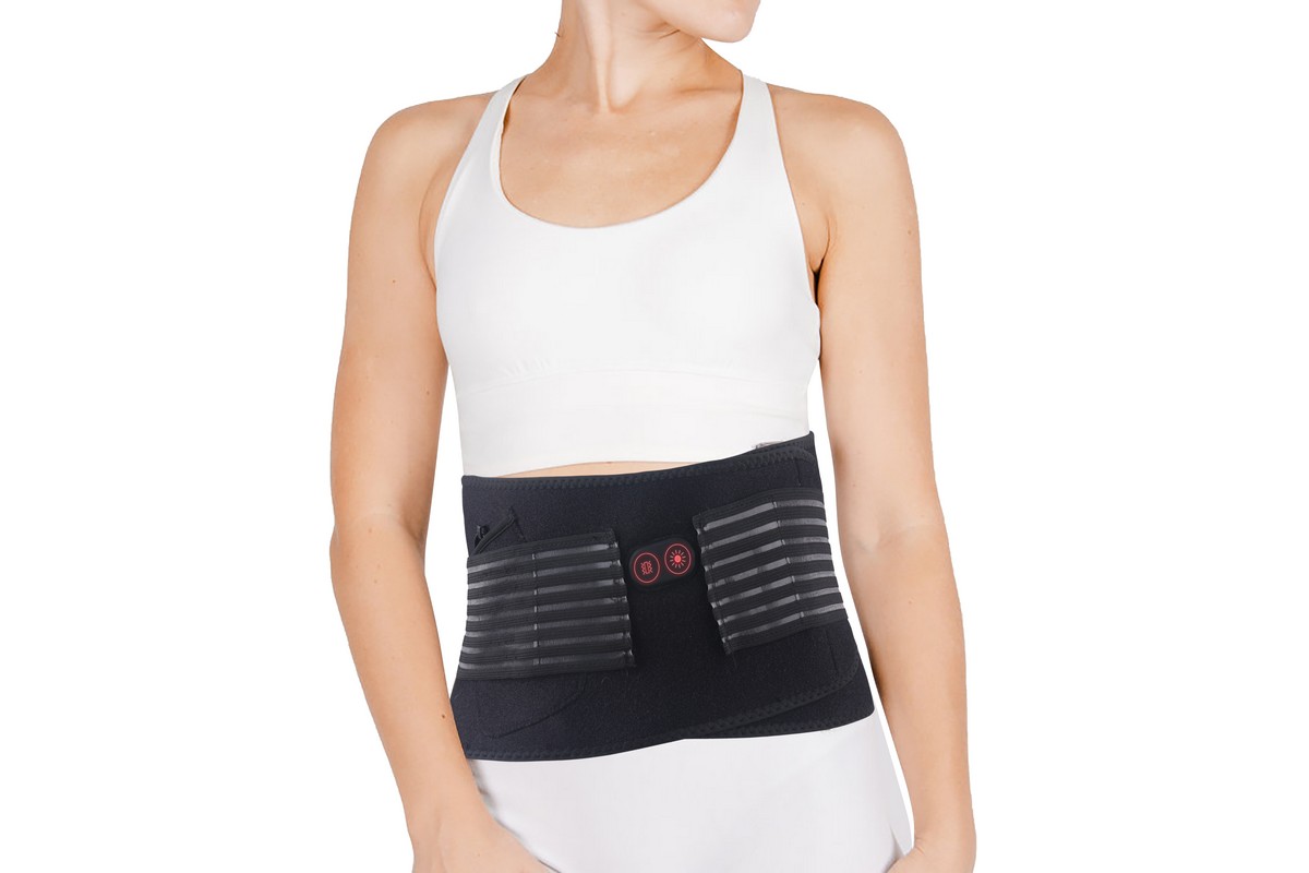 Cinturón lumbar - Cinturón de masaje con calefacción USB para la ...