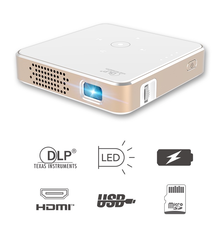 Mini projector - the smallest pocket LED projector with USB/HDMI | Cool ...