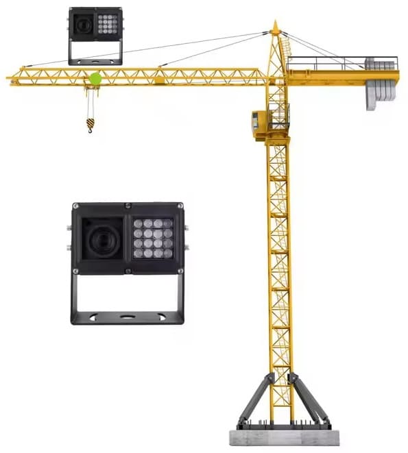Vinç kamerası - 18x optik zoom + IR LED 15x 50 m'ye kadar IP68 +