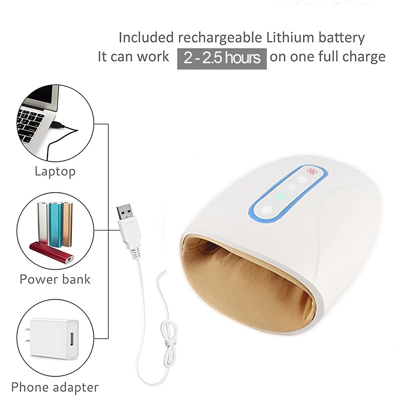 are vibrating face massager good for you Cordless Electric Hand Massager with Compression Recharge main image 1