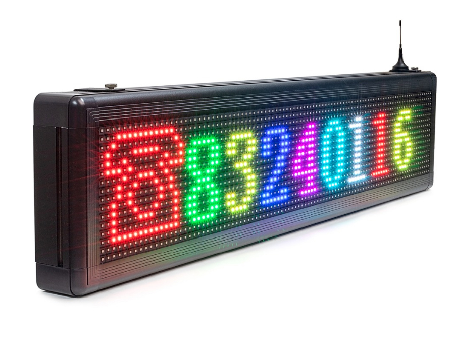 屋外防水WiFi LED看板7色RGB-103cm x 23cm | Cool Mania