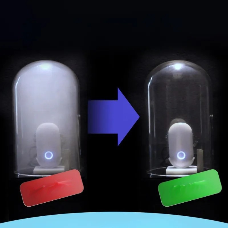 ネックレス型ポータブル空気清浄機（ほこり、花粉、タバコの煙の殺菌