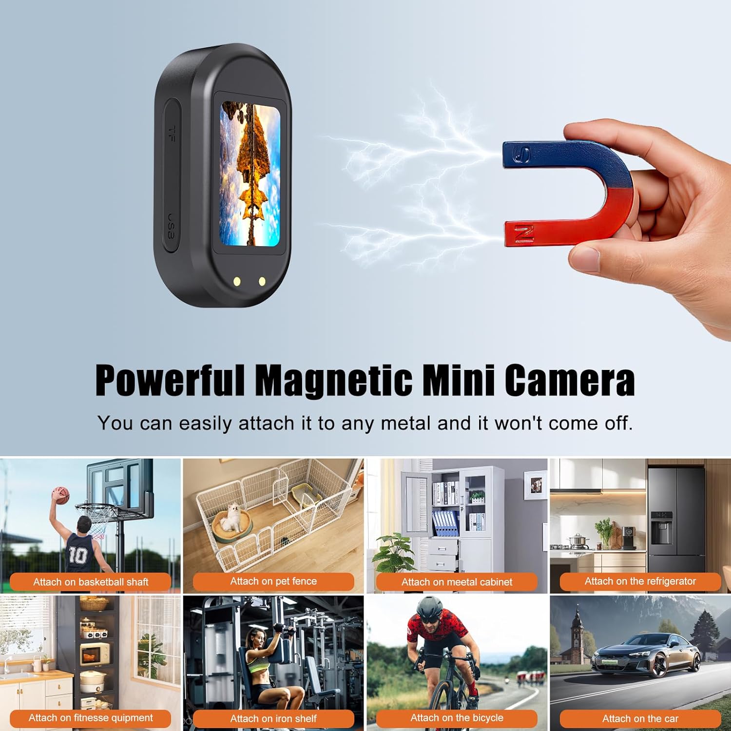 Mini Magnatom Mini Akčná Kamera s 1080P HD - Malá Športová Kamera na Vlog ...