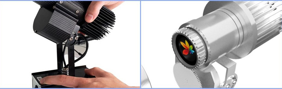 カスタム ロゴ プロジェクター ライト - LED ゴボ 25W ロゴ