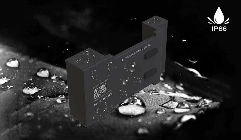 GPS tracking device - container tracker with 3800mAh battery + IP66 ...