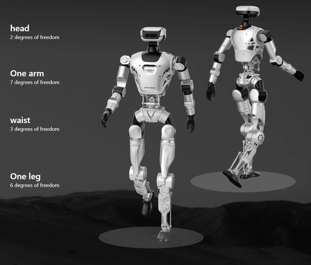 Humanoid robot LimX Oli - Humanoid 31 DOF (degrees of freedom) +