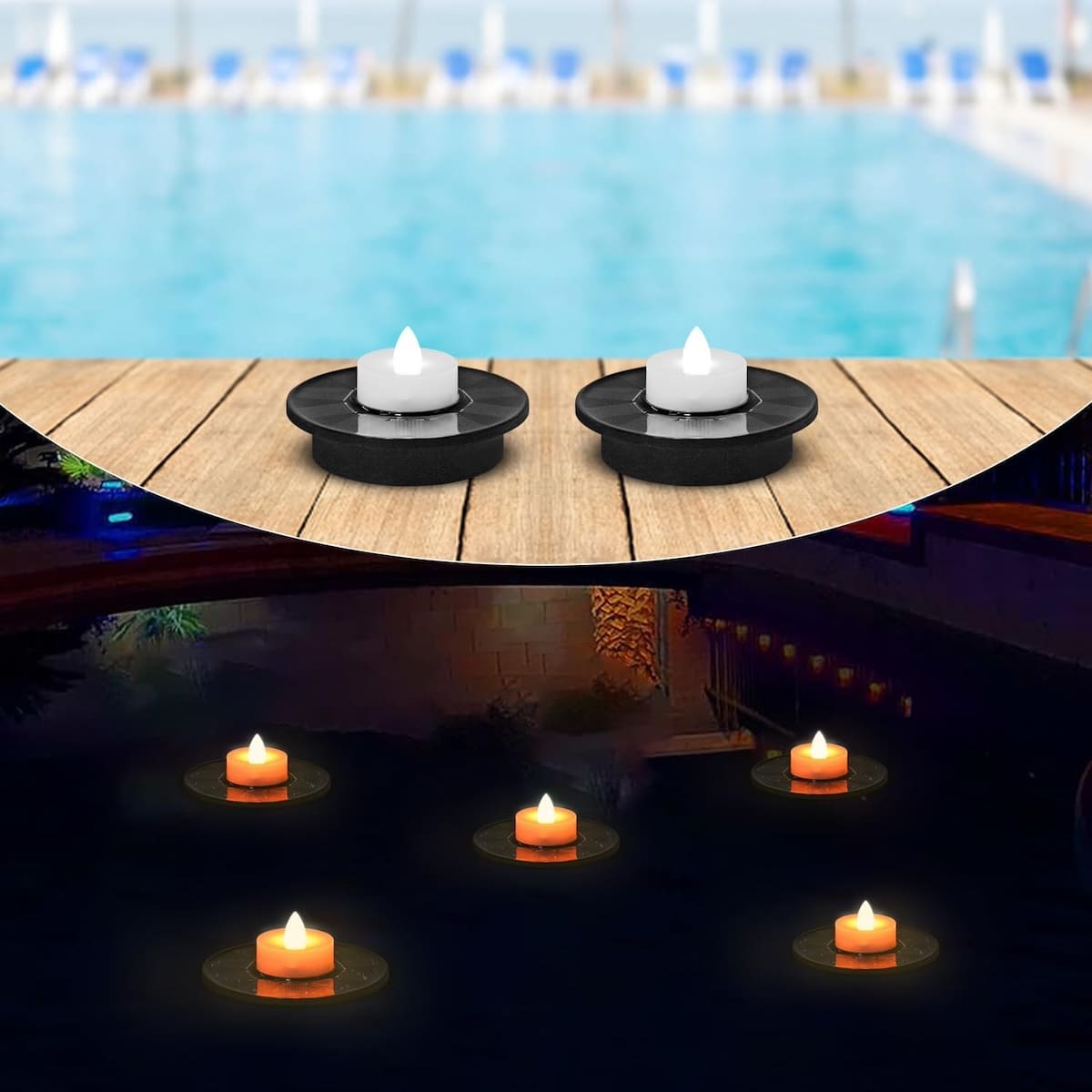 RDDAIPE Candele a LED 30 Pezzi, Candele LED Fiamma Oscillante, Candele