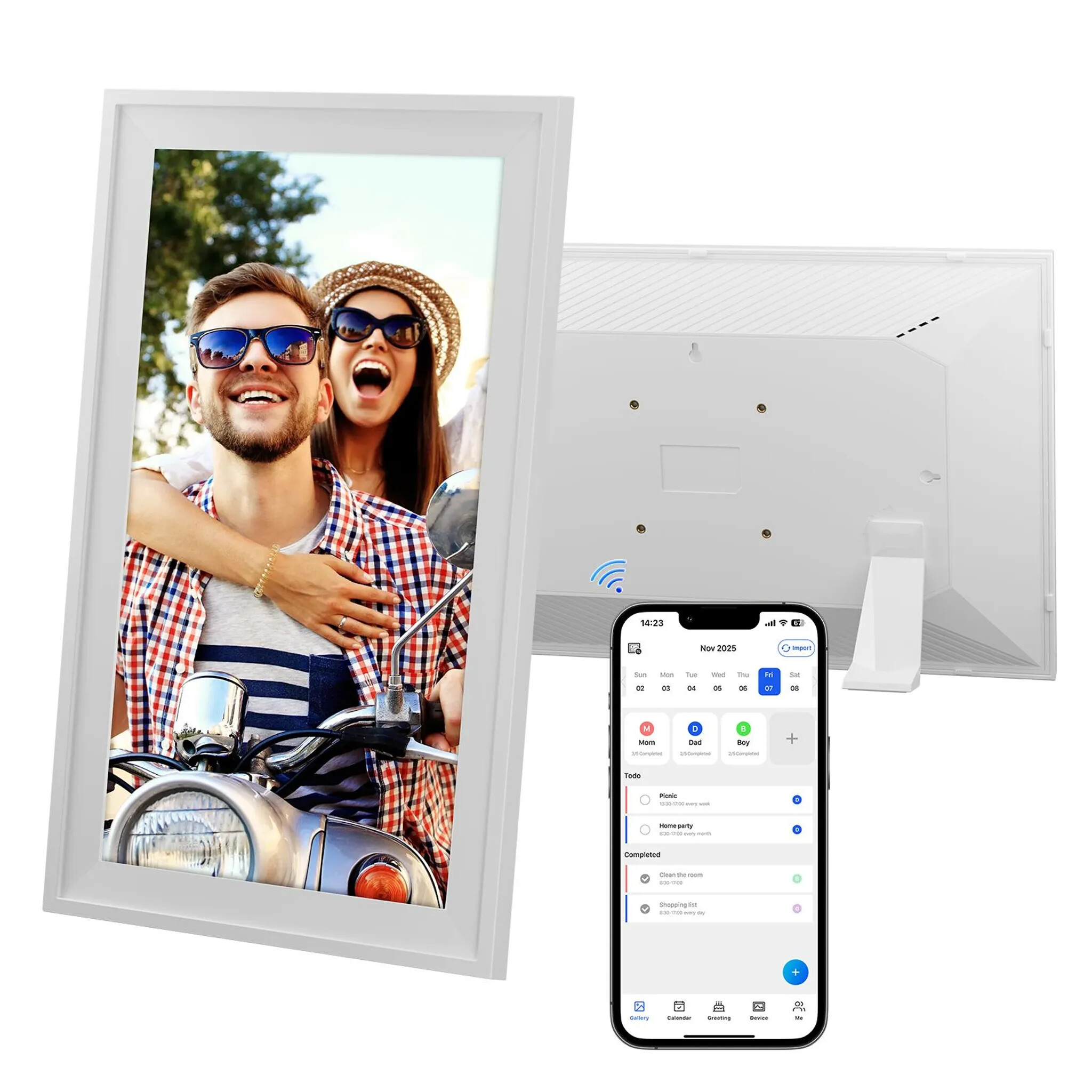 Device Calender Digital family calendar planner with 10