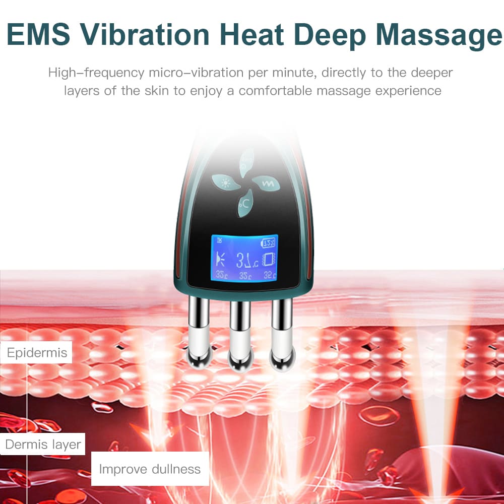 Vibrating deep EMS massage electromagnetic device against wrinkles - 14 modes Vibrating deep EMS massage electromagnetic device against wrinkles - 14 modes