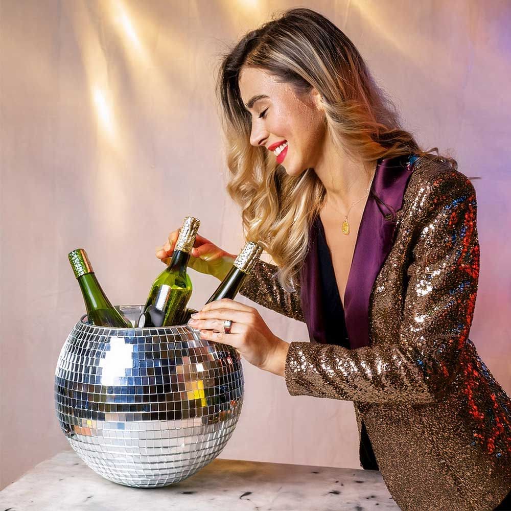 Seau à Champagne - Seau à Champagne - Seau à Vin - Seau à Glace - Transparent - Glas 18cm Seau à Champagne - Seau à Champagne - Seau à Vin - Seau à Glace - Transparent - Glas 18cm