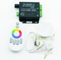 Wi-Fi ďiaľkové ovládanie ZVUKOVO SENZITÍVNE + RGB farby pre silikónový LED RGB pás