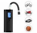 Smart digital cykelpump automatisk + Powerbank + LED-ficklampa