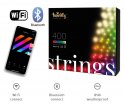 LED Weihnachtsbaumbeleuchtung - LED Twinkly Strings - 400 Stück RGB + W + BT + Wi-Fi