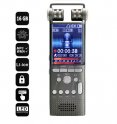 Professional voice recorder with 360° surround recording at extra long distances + 16GB memory