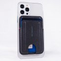 Minimalistisches Portemonnaie - Schlankes und dünnes Portemonnaie mit Magnet für Smartphones