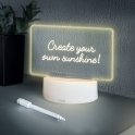 Tabule na odkazy podsvícená LED - Tabulka na psaní odkazů s perem