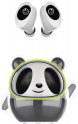 Bezprzewodowe słuchawki PANDA z bluetooth w etui ładującym + Li-ion 400mAh