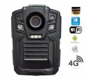 Op het lichaam gedragen camera Full HD met IR LED + 4G + WiFi en GPS