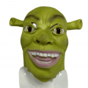 Shrek ansiktsmaske - for barn og voksne til Halloween eller karneval