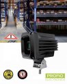 Proiector GOBO pentru stivuitoare 10-80V cu IP67 - 30W proiectie logo de avertizare pana la 10M