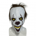 Klovne ansigtsmaske - til børn og voksne til Halloween eller karneval