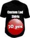 Led-shirts op maat - 30x verpakking