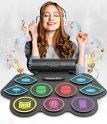 Tampon silicone batterie (kit batterie électronique) - 9 fûts (MP3 + Casque) + Bluetooth