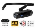 Pääkamera POV Vlog -urheilukamera 4K-tarkkuudella + WiFi + lisävarusteet