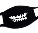 Protective face mask 100% cotton - pattern Teeth