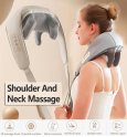 Masajeador de cuello/espalda/cintura/piernas vibratorio con intensidad regulable