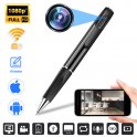 Kamera pen Wifi (P2P) - FULL HD Mini Spy perakam tersembunyi CCTV + sokongan mikro sd sehingga 128GB